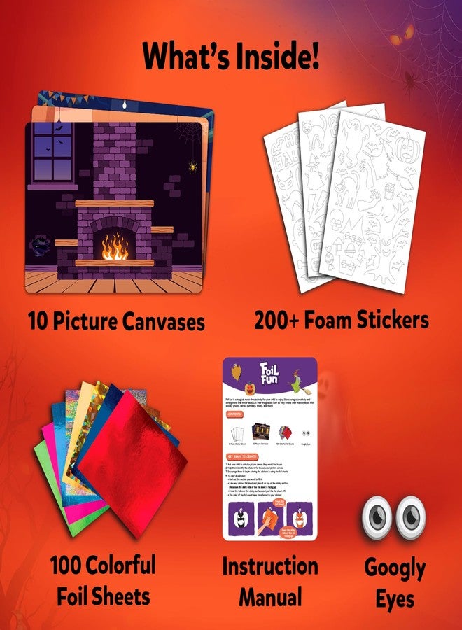 Skillmatics Foil Fun - Halloween, No Mess Art for Kids, Craft Kits, DIY Creative Party Activity, Trick or Treat, Gifts for Girls & Boys Ages 4, 5, 6, 7, 8, 9 - Image 4