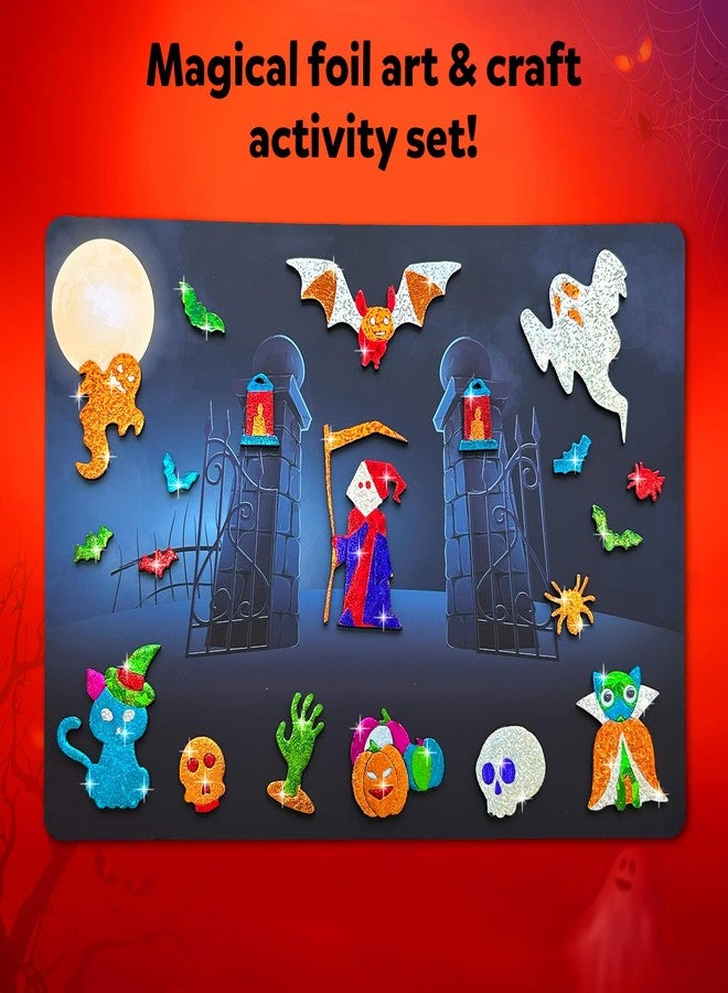Skillmatics Foil Fun - Halloween, No Mess Art for Kids, Craft Kits, DIY Creative Party Activity, Trick or Treat, Gifts for Girls & Boys Ages 4, 5, 6, 7, 8, 9 - Image 3
