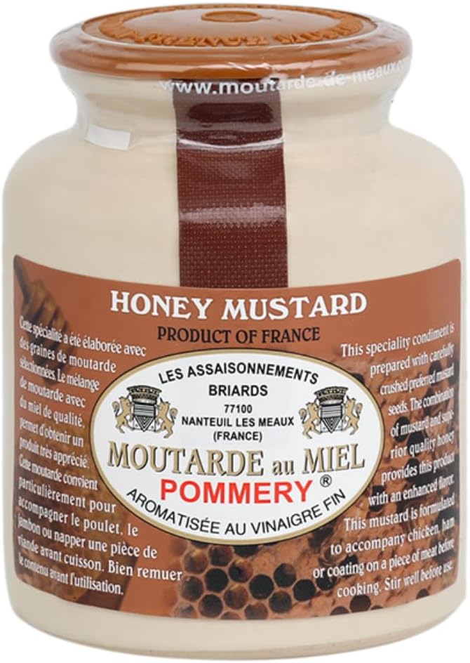Pommery Honey Mustard - 250g Jar of French Specialty Mustard - Image 1