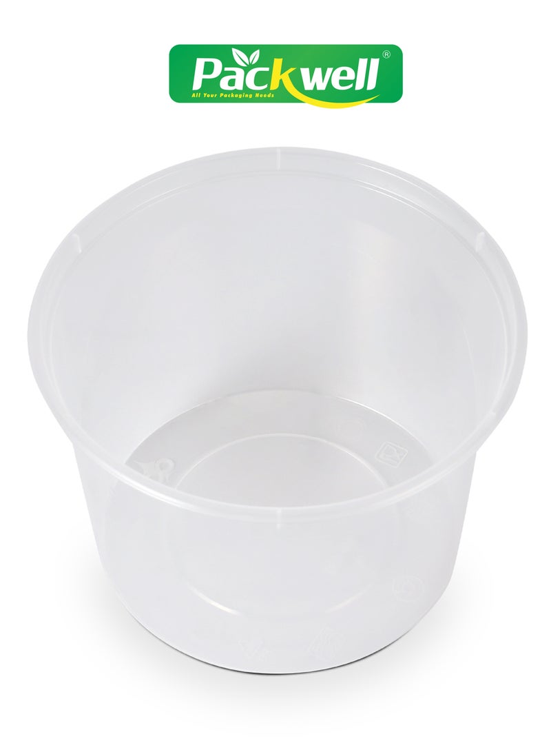 packwell Micro Wave Round Bowl 500 Ml With Lid 5 Pc - Image 2