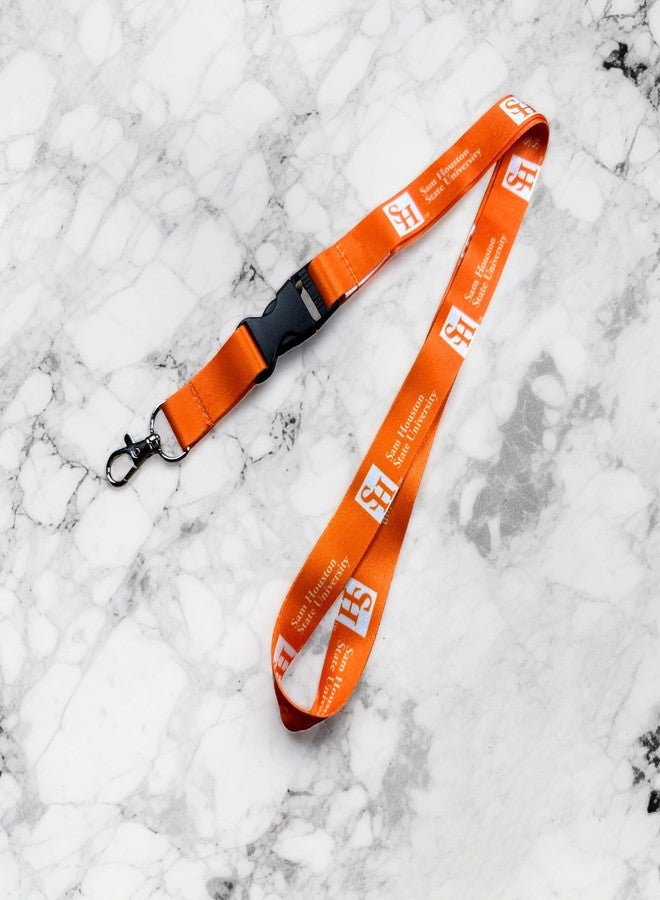 Desert Cactus Sam Houston State University Lanyard SHSU Bearkats Car Keys ID Badge Holder Keychain Detachable Breakaway Snap Buckle (Orange) - Image 5