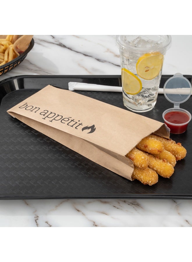 Restaurantware أكياس الطعام المصنوعة من ورق الألمنيوم بحجم 4.5 × 11.6 بوصة، 100 كيس حجم بنس ساخن - مقاومة للدهون، غير مثقبة، أكياس ورق كرافت للطعام الساخن، قابلة للتخلص، للوجبات الجاهزة - Image 3