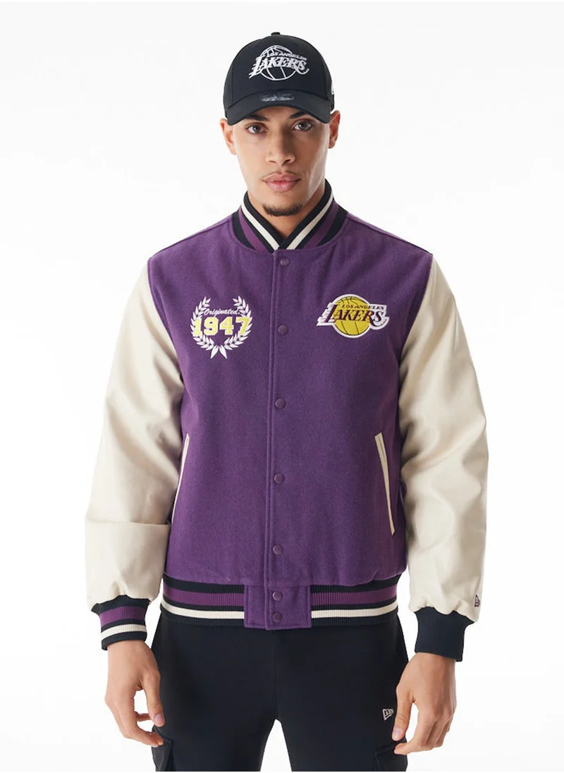 NEW ERA Los Angeles Lakers Varsity Jacket