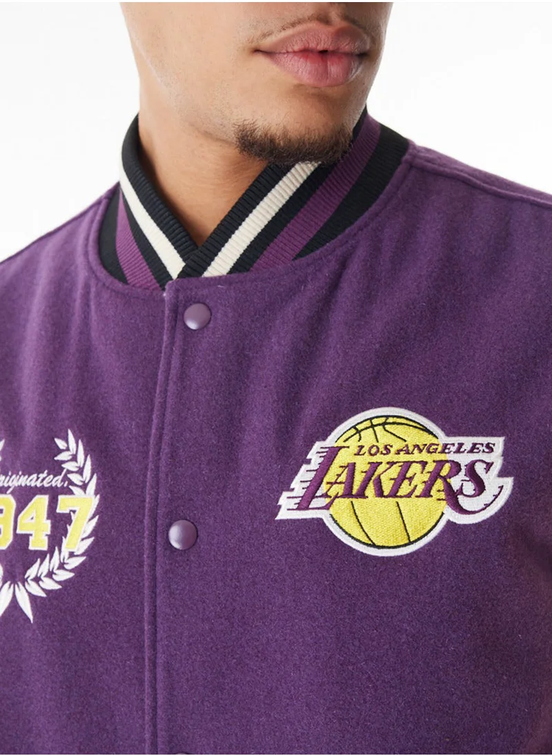 NEW ERA Los Angeles Lakers Varsity Jacket