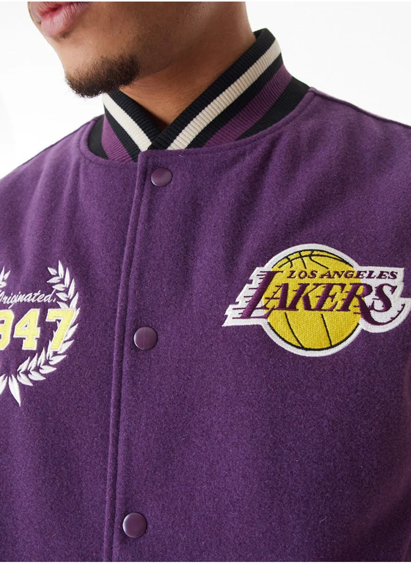 NEW ERA Los Angeles Lakers Varsity Jacket