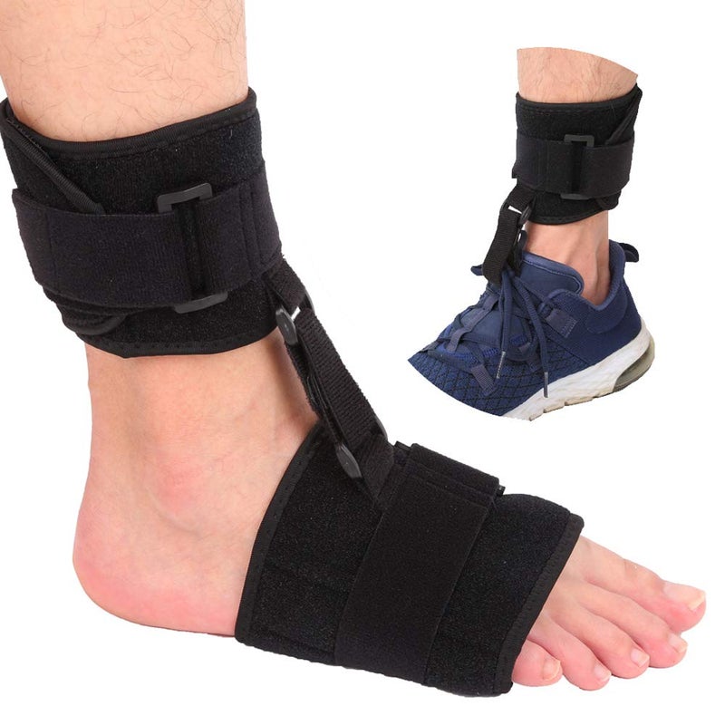 Furlove Soft AFO Drop Foot Brace for Unisex Adult Improve Walking Gait, Foot Orthosis Ankle Brace Support, Pain Relieve for Achilles Tendon, Comfort fit for Right, Left - Image 1