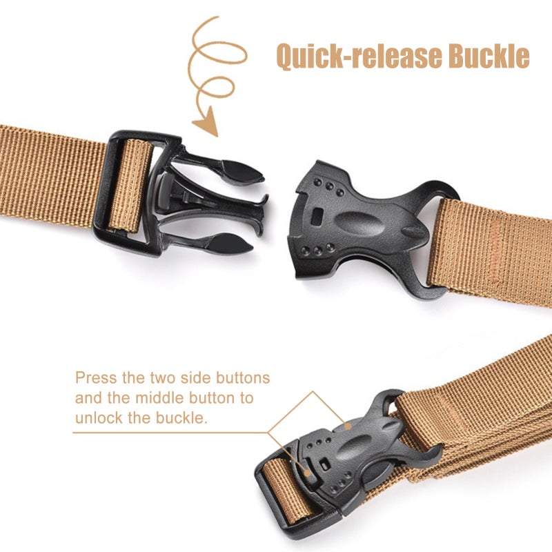 Packing Straps 53" Long X 1" Wide Adjustable - Quick-Release Secure Buckle Closure Utility Straps for Luggage Packing Camping Gear - Image 2