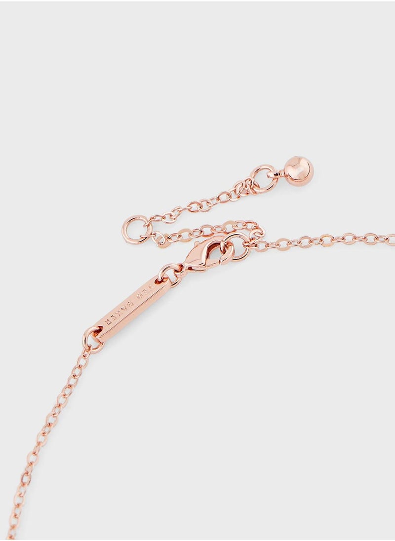 Ted Baker - Chain Detail Drop  Long Necklace - Image 1