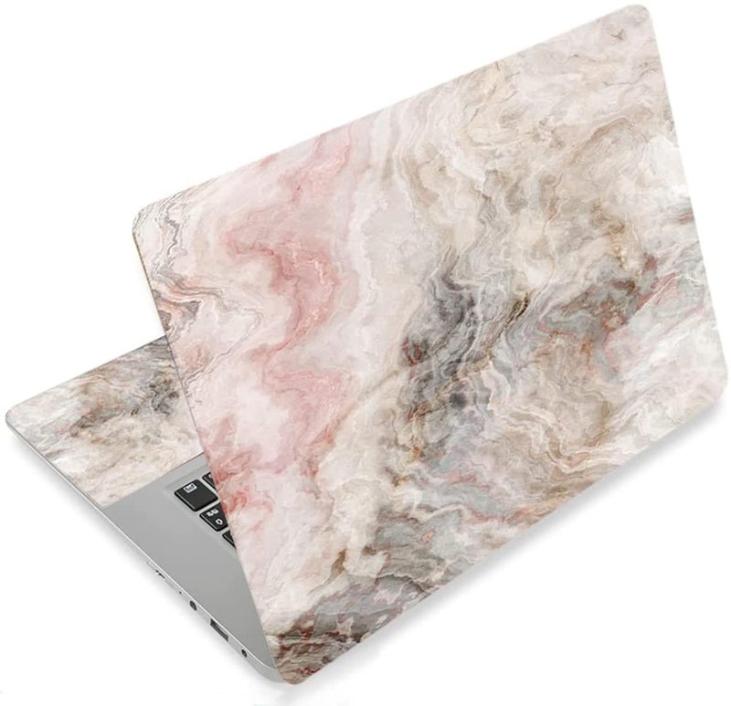AORTDES Laptop Skin Sticker Decal 15-15.6 Inches, Universal Reusable Vinyl Sticker for 12.1 13 13.3 14 15.4 Inches Netbook/Notebook PC, Waterproof & Scratch-Resistant (Marble) - Image 1