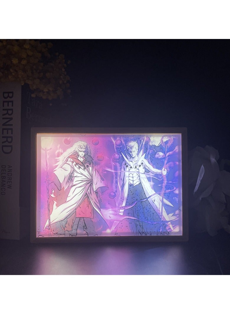 KUYING Light Drawing Anime Naruto Atmosphere Nightlight 