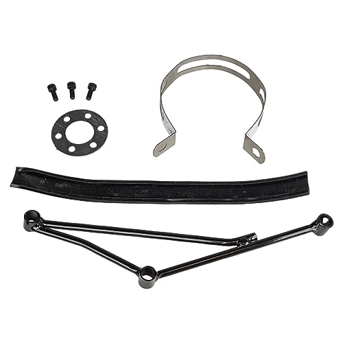 RedCap High Performance Exhaust System Muffler for GY6 50cc Scooter Moped TaoTao Jonway Kymco 139QMB (Black) - Image 4