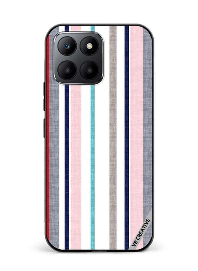 VR CREATIVE Protective Case Cover For Honor 70 Lite Strips Design Multicolour - Image 1