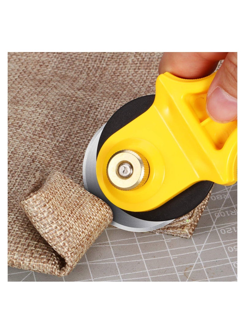 NIBEMINENT 36PCS 45mm Rotary Cutter Blades, Sewing Replacement Blades Fabric Cutting Accessories Precision Quilting Supplies for Fiskars Olfa Martelli Truecut - Image 2