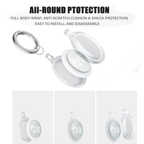 Orisell Princess Cruise Medallion Holder Waterproof with Keychain,Dust and Scratch Proof for Bags, Keys, Trousers,And More (2 pack (clear+pink)) - Image 5