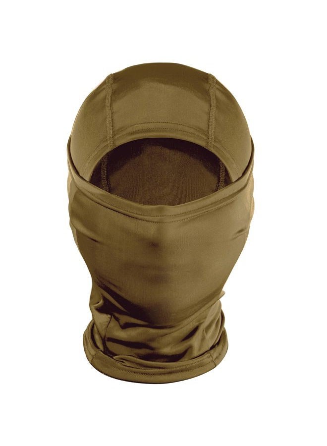 OneTigris Balaclava Face Mask Men, Women's Full Head Wrap Motorcycle Cooling Neck Gaiter Tactical Hood for Hiking Cycling (Tan, Large), Tan, L - Image 1