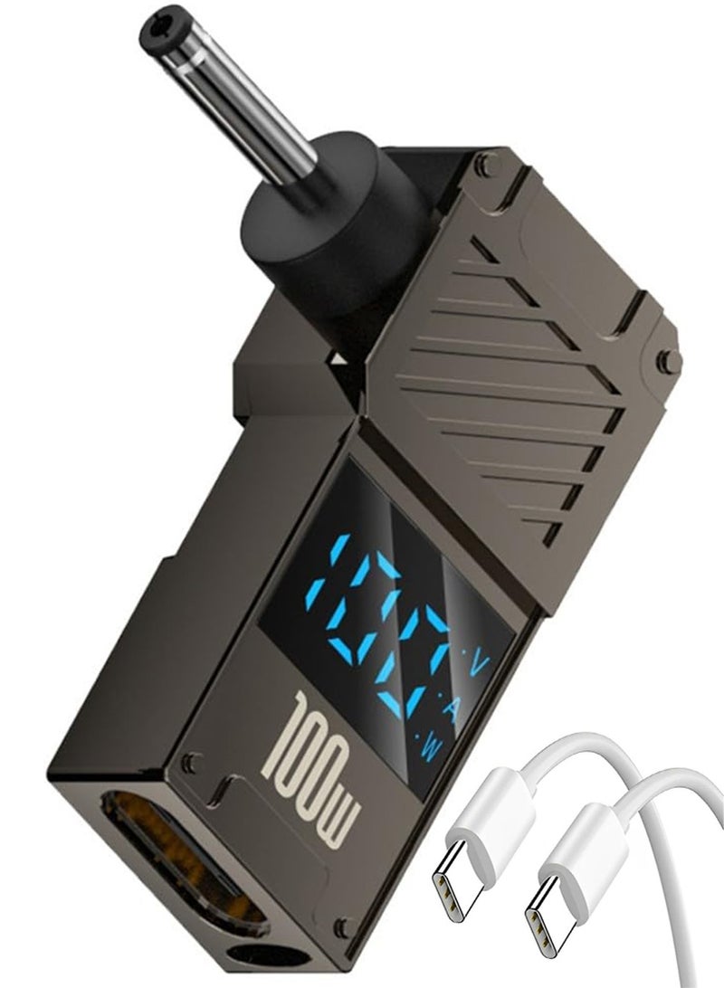 SANMUGEED USB Type C to DC 3.0x1.1mm Adapter, USB C to DC Power Adapter,100W PD, 20V 5A with 100W/5A USB C Cable (1.5M) - Image 1