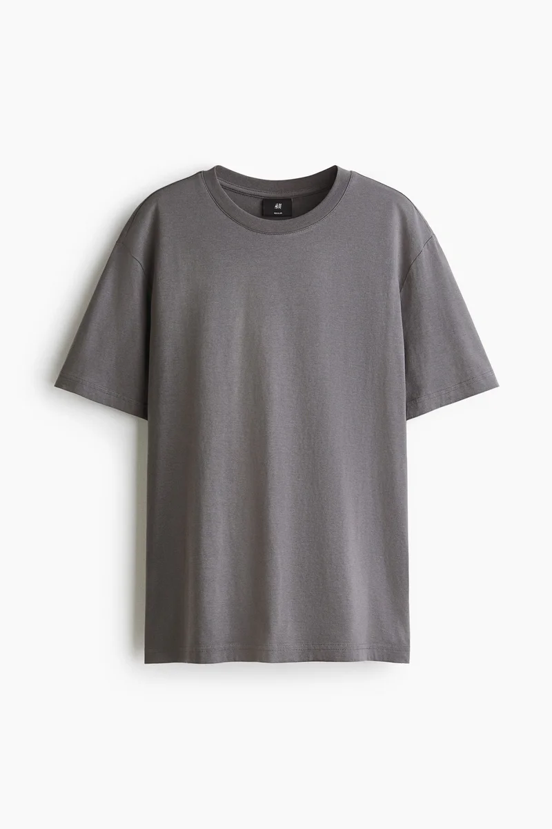 H&M  Cotton T-shirt Regular Fit for Men | Best Price UAE