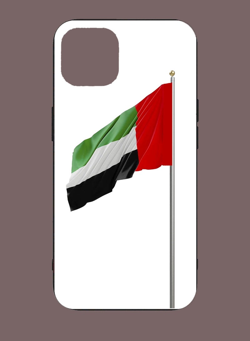 Service Zone غطاء خلفي واقي مبهج لليوم الوطني الإماراتي لهاتف آيفون 15 برو ماكس - Image 1