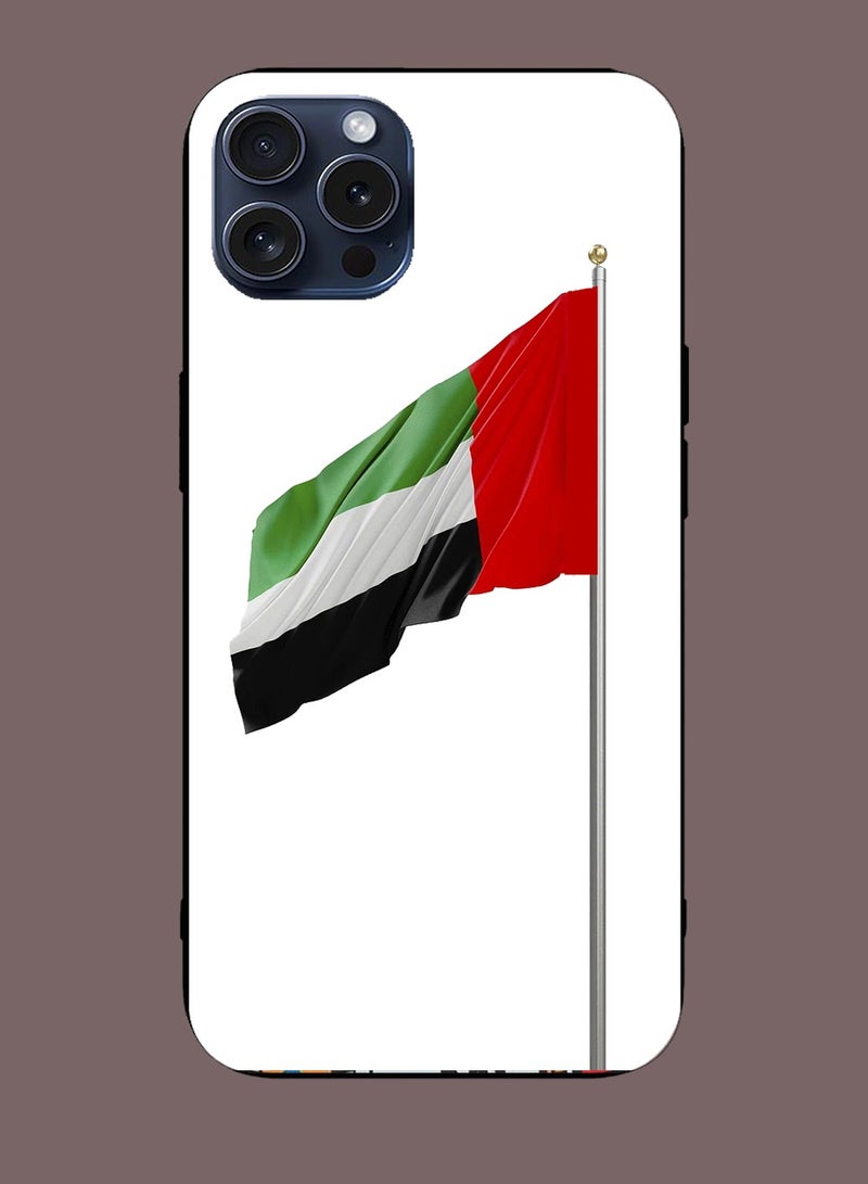 Service Zone غطاء خلفي واقي مبهج لليوم الوطني الإماراتي لهاتف آيفون 15 برو ماكس - Image 2