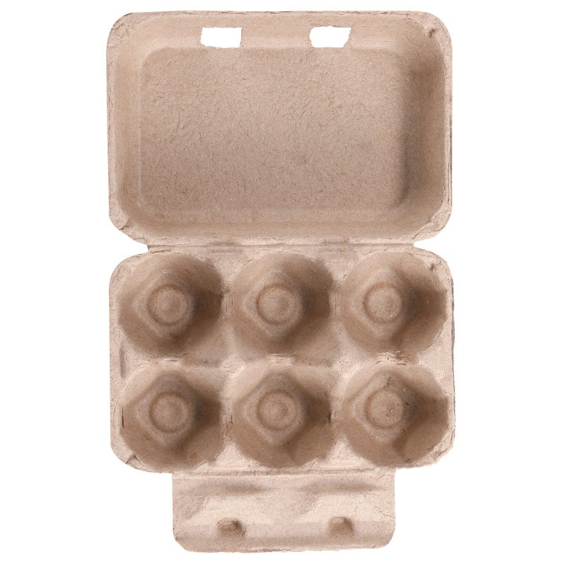 LayHyand Half Dozen Vintage Egg Cartons 25 Pack, Blank Natural Pulp 6 Count Carton for Chicken Eggs Reusable, Storage Tray Strong for Holds Up to Six 6 Egg Cardboard Paper Holder Container for Refrigerator - Image 5