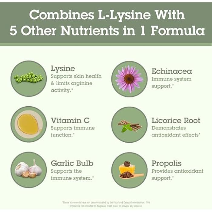 Quantum Health SuperLysine+ Advanced Formula Immune Support Supplement Lysine 1500 mg, Vitamin C Echinacea Licorice Bee Propolis & Odorless Garlic Daily Wellness Blend for Women & Men - 180 Tablets - Image 5