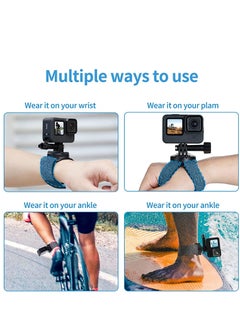 Y&D Wrist Strap Mount for DJI Action 2 360° Rotatable Adjustable Arm Band Holder GoPro Max Hero10 Hero9 8 7 Camera Accessories, Outdoor Sports Accessories  - Image 2
