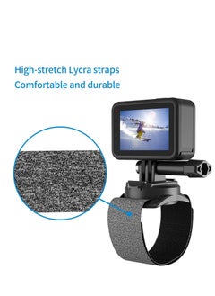 Y&D Wrist Strap Mount for DJI Action 2 360° Rotatable Adjustable Arm Band Holder GoPro Max Hero10 Hero9 8 7 Camera Accessories, Outdoor Sports Accessories  - Image 4