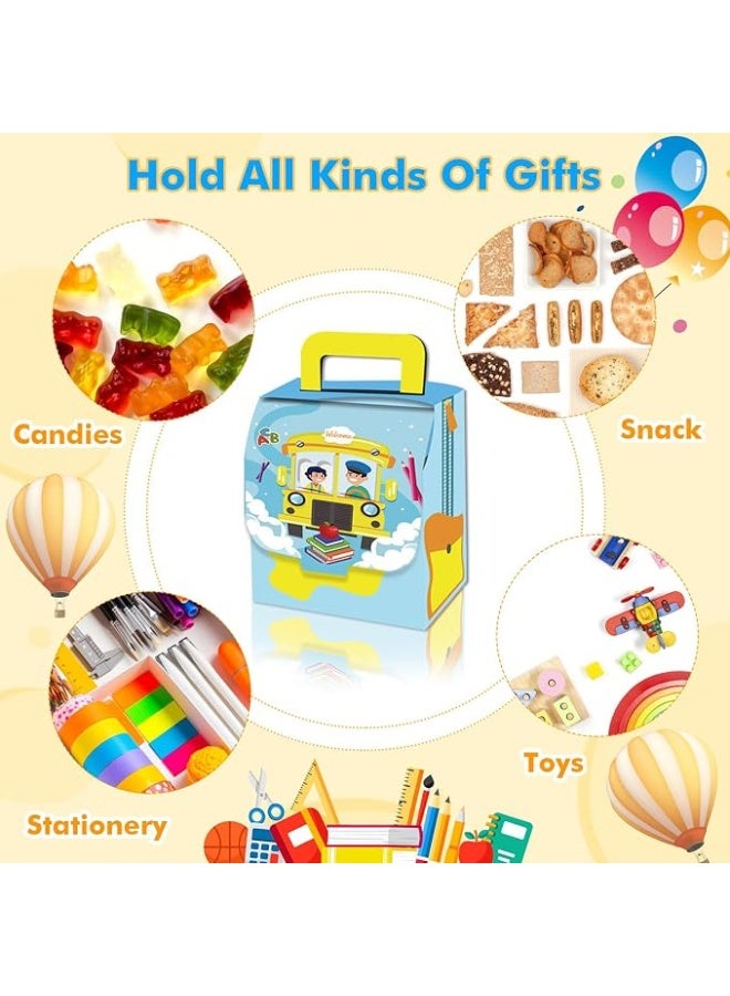 Kidzilla Back to School Treat Boxes for Classroom Rewards Party Favors and Student Gifts - 12 Pieces, 8 Styles, 12 x 10 x 6.5 cm - Image 3