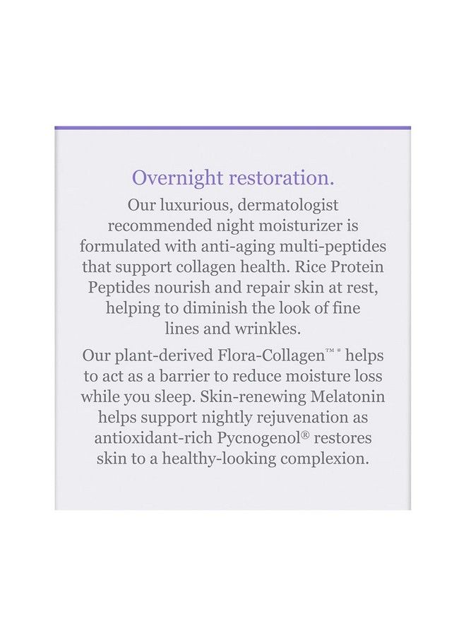 derma-e Derma E Advanced Peptides And Floracollagen Night Moisturizer Hydrating Topical Facial Cream Improves Elasticity And Reduces Appearance Of Lines And Wrinkles 2 Oz - Image 5