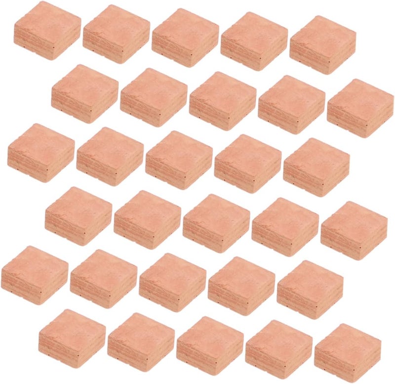 Milisten 80pcs Miniature Faux Model Bricks for Landscaping Square Shape Wall Brick Models for Creative Building Projects and Imaginative Play - Image 3