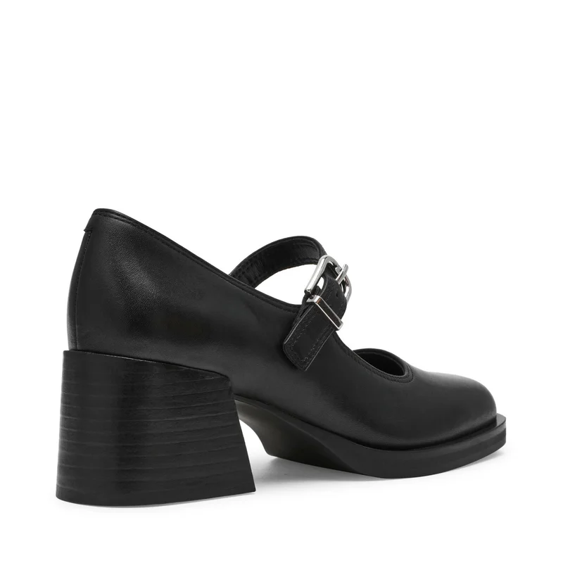 ستيف مادن Textured Block Heel Mary Jane Shoes