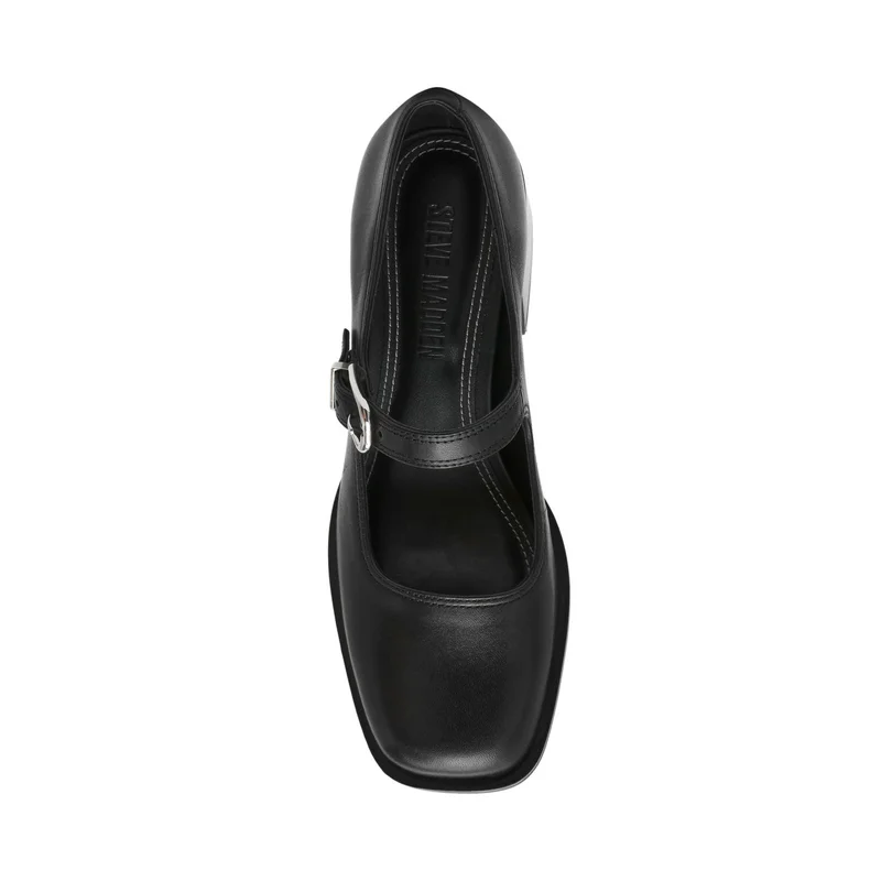 STEVE MADDEN  Textured Block Heel Mary Jane Shoes for Women | Best Price UAE