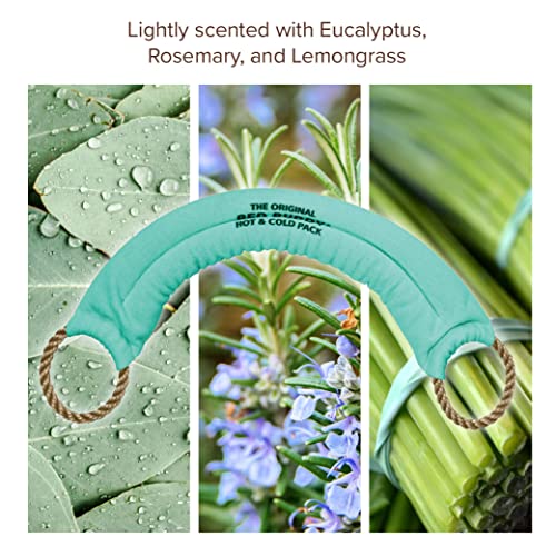careX Bed Buddy Aromatherapy Heat Pad and Cooling Neck Wrap - Microwave Heating Pad for Sore Muscles - Cold Wrap Pack for Aches and Pain, Eucalyptus Scent - Image 3