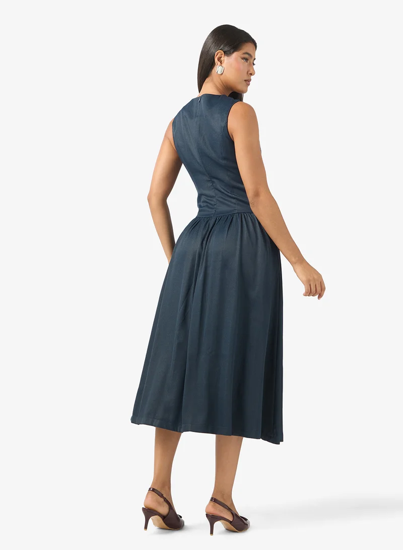 ايلا Mock Vest Dress