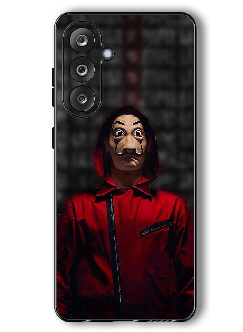 Theodor Case Compatible with Samsung Galaxy F36/ M36 6.7 Inch Protection Shockproof Bumper Cover Red Jokar Mask - Image 1