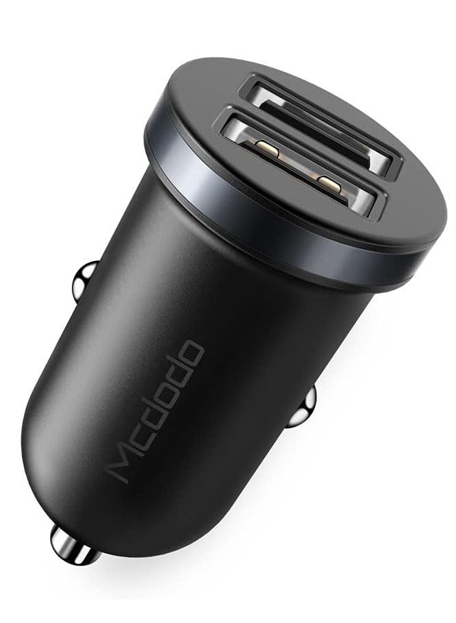 CC-6601 Octopus Car Charger - Dual USB Fast Car Charger (2.4A) - Black