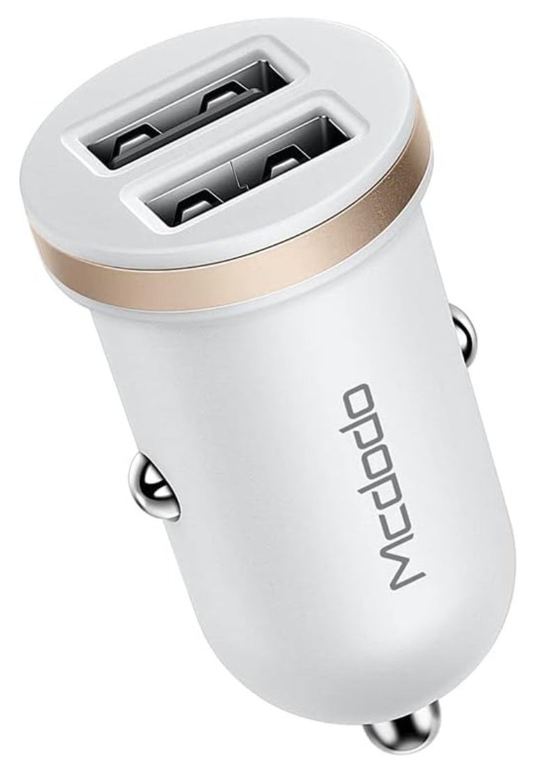 CC-6601 Octopus Car Charger - Dual USB Fast Car Charger (2.4A) - Black