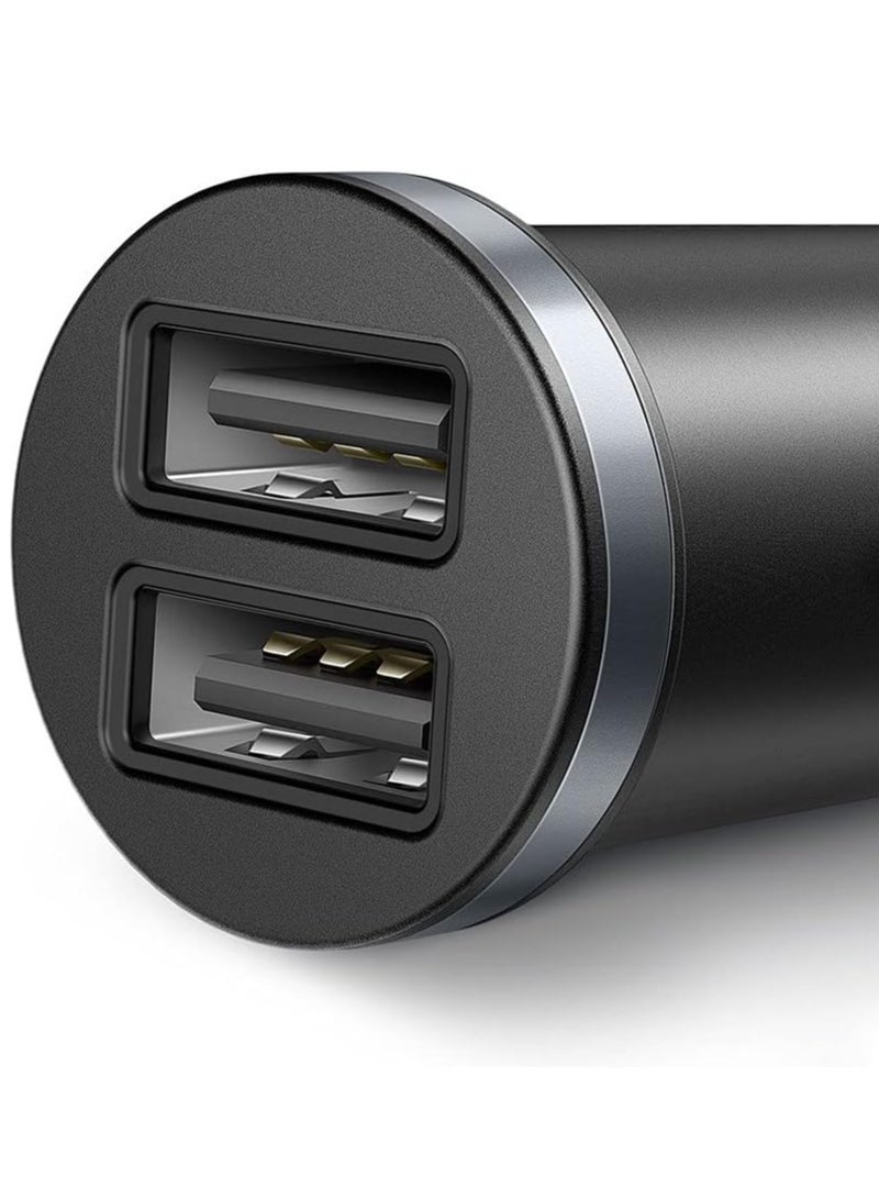 CC-6601 Octopus Car Charger - Dual USB Fast Car Charger (2.4A) - Black