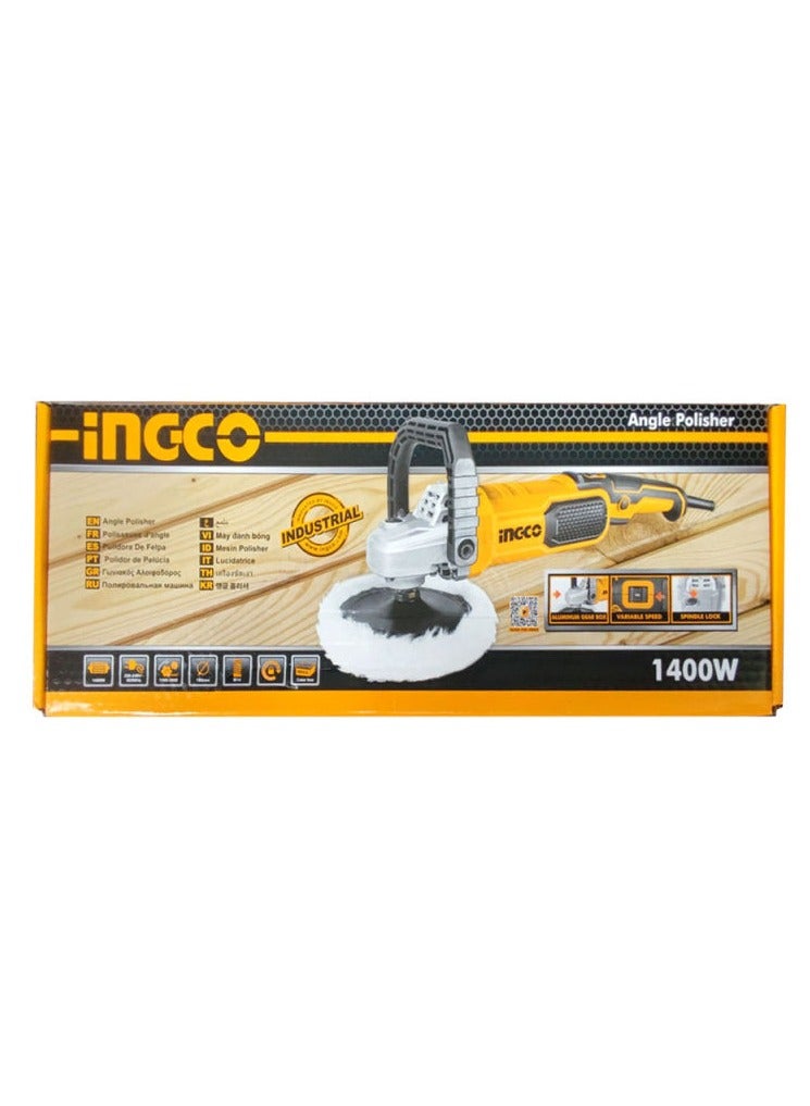 إنجكو أداة تلميع INGCO 1400 واط - AP140016 – جهاز تلميع كهربائي عالي القوة للسيارات، الأثاث وتلميع الأرضيات  - Image 4