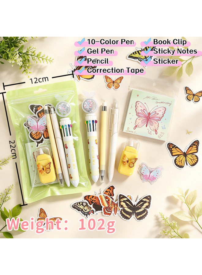 erfly Themed Stationery Kit Student School Gift