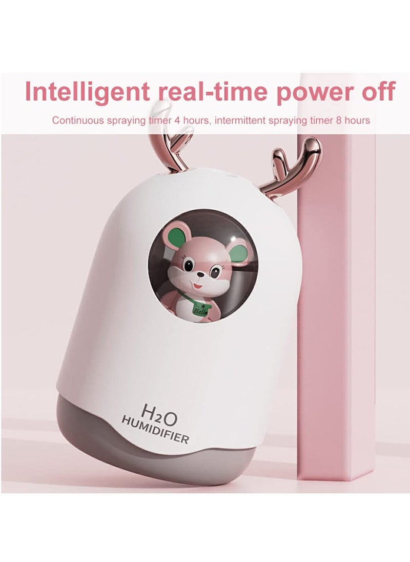 Prime by javaudan 300ml Cute Cat Mini Humidifier – Portable Cool Mist Diffuser with Auto Shut-Off for Car, Room, Bedroom & Desktop Use  - Image 4
