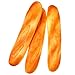 ULTNICE 3pcs Artificial French Long Bread Loaf Lifelike Fake Dessert Cake Food Pretend Play Food Playset Toys Photography Prop Kitchen Decoration Medium - Image 2