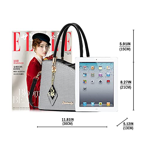 SiMYEER Satchel Purses and Handbags for Women Leather Crossbody Bags Shoulder Tote Bags - Image 4