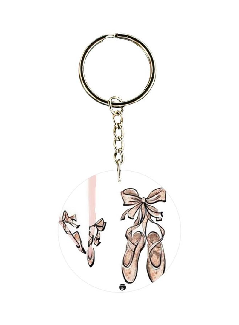 Ribbon Printed Keychain