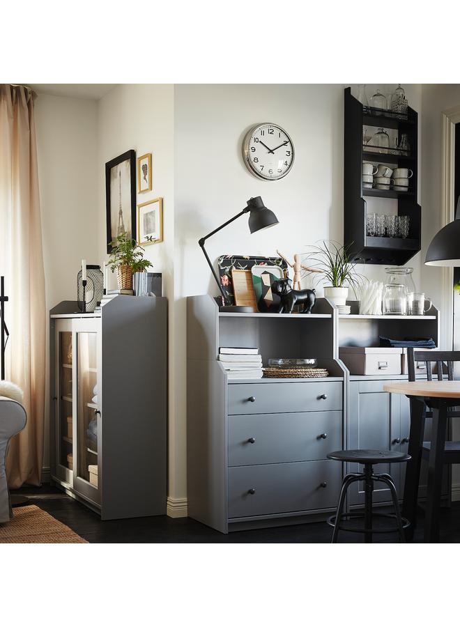 Zaboon Wall clock, stainless steel, 32 cm - Image 4