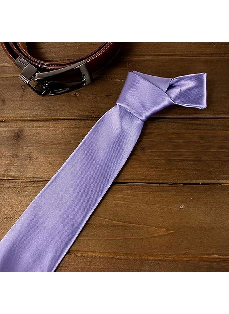 Trenderrs Men's Satin Tie and Handkerchief Set Men's Tie  - Image 2