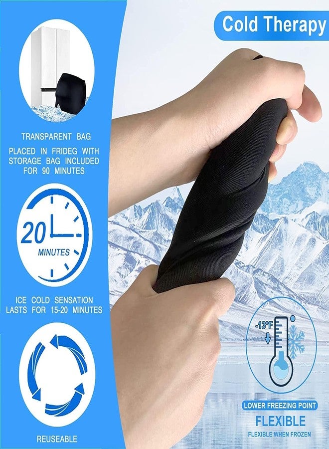 AMENDAS Migraine Relief Cap for Migraines, Headaches, Sinuses, Tension Relief Headache Relief Cap for Men & Women Hot and Cold Therapy Relaxing Thermax Migraine Cap, Migrane Relaxing Cap - Black - Image 5