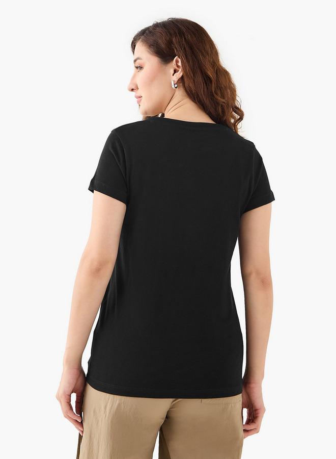 SP Characters Mickey and Minnie Mouse Print T-shirt - Image 3