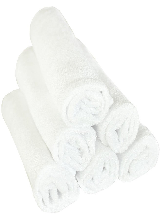 Copper Pearl 6 Ultra Soft Baby Bath Washcloths Premium Large Soft Dove (White) 11" x 11" Towels - Image 5