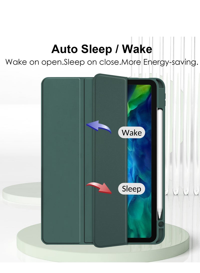 اليشمك Case for Samsung Galaxy Tab S8/Tab S7 11 Inch (Model SM-X700/X706/T870/T875/T878) with Pen Holder, Shockproof Cover with Clear Transparent Back Shell, Auto Wake Sleep - Image 5